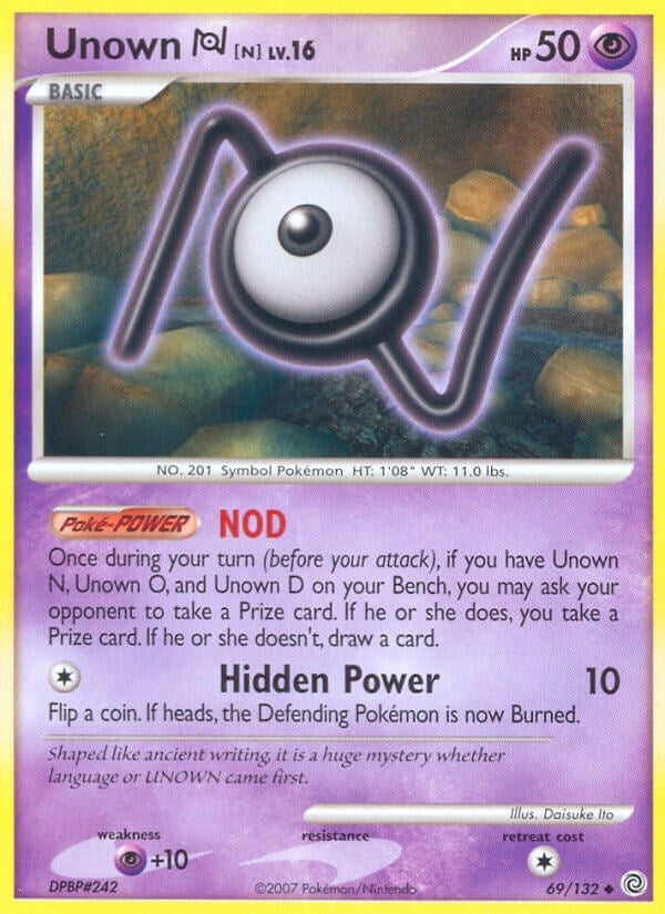 Image for Unown [N] (69/132) (SW) - Pokemon