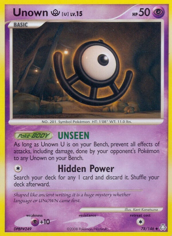 Image for Unown (U) (78/146) (LA) - Pokemon