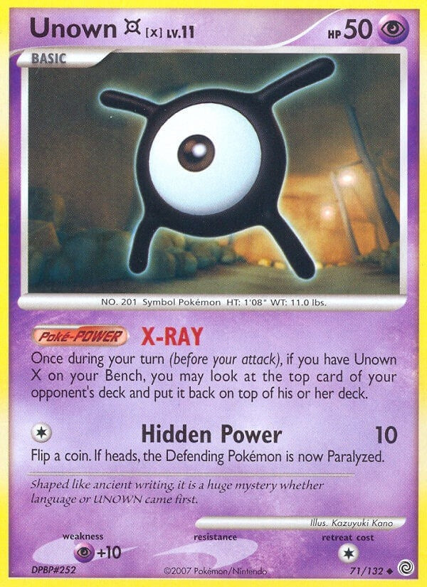 Image for Unown [X] (71/132) (SW) - Pokemon