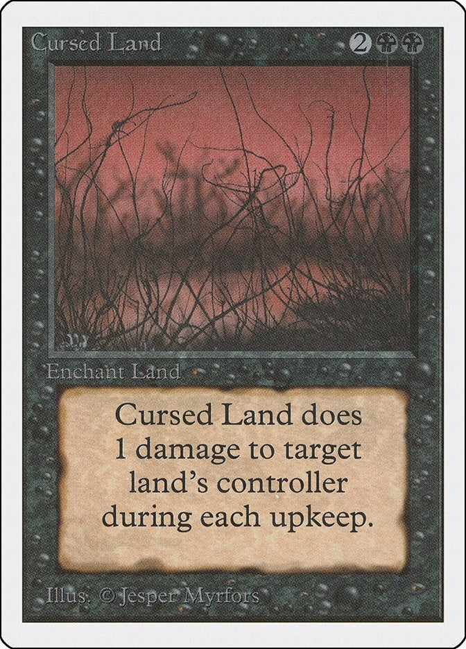 Image for Cursed Land - Magic: The Gathering