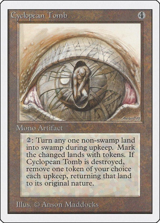 Image for Cyclopean Tomb - Magic: The Gathering