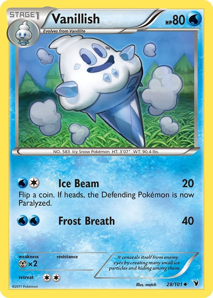 Image for Vanillish (28/101) (NVI) - Pokemon