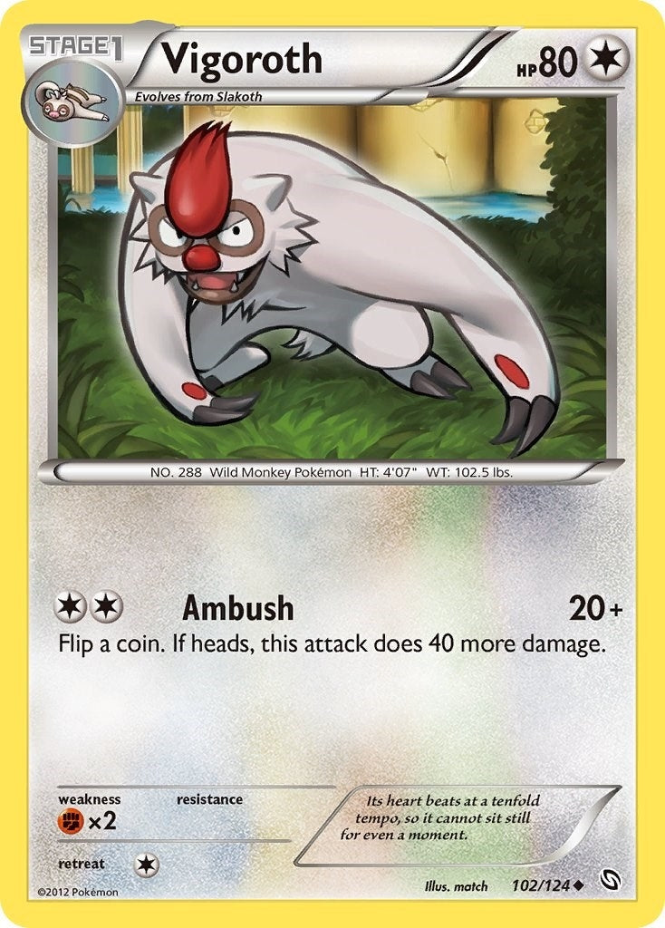 Image for Vigoroth (102/124) (DRX) - Pokemon