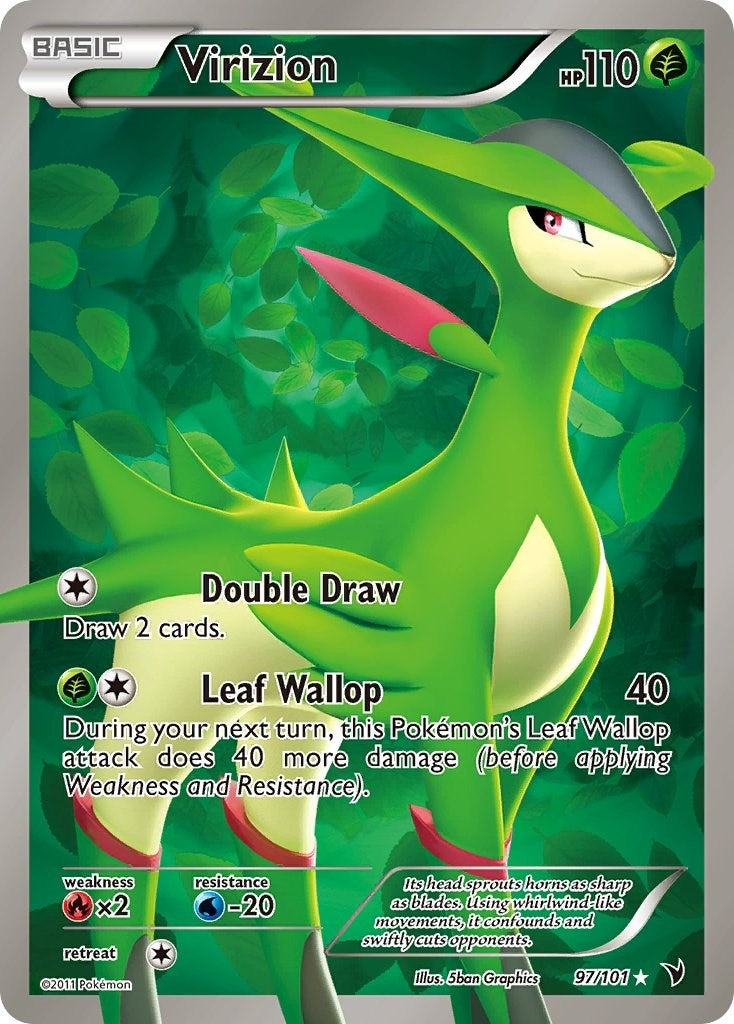 Image for Virizion (Full Art) (97/101) (NVI) - Pokemon