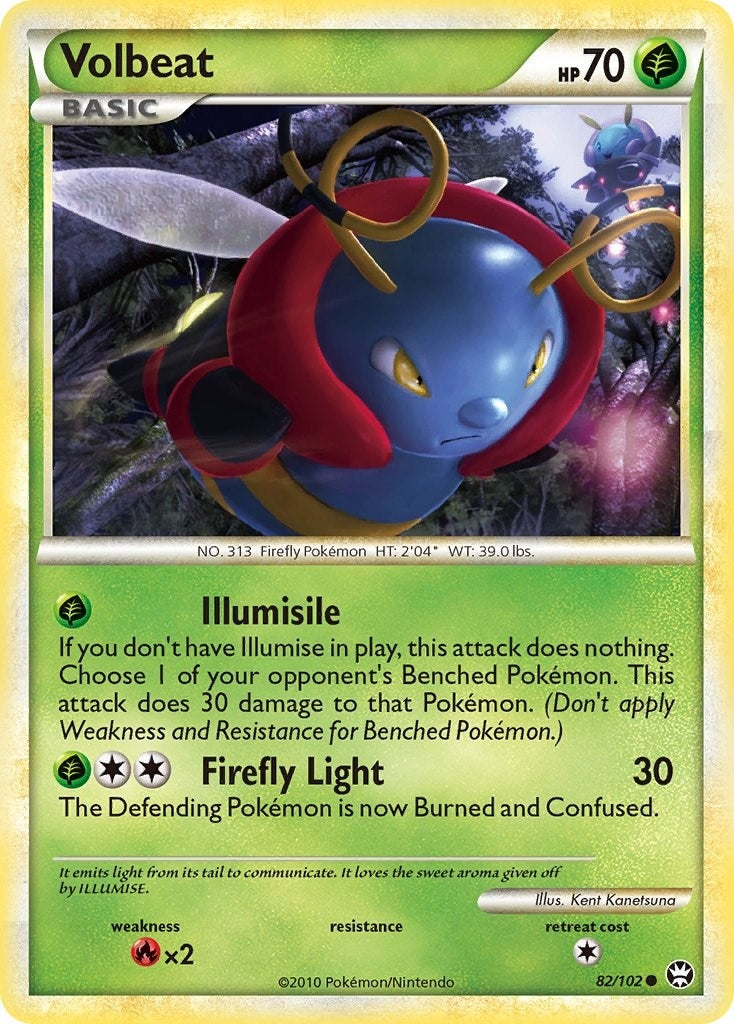 Image for Volbeat (82/102) (TM) - Pokemon