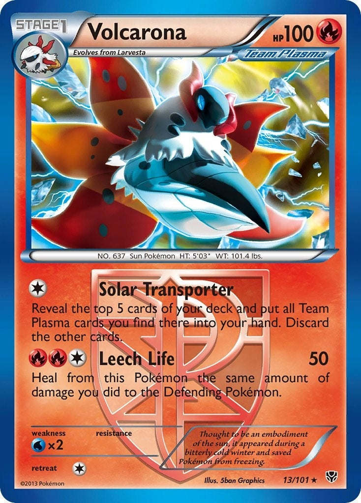 Image for Volcarona (Team Plasma) (13/101) (PLB) - Pokemon