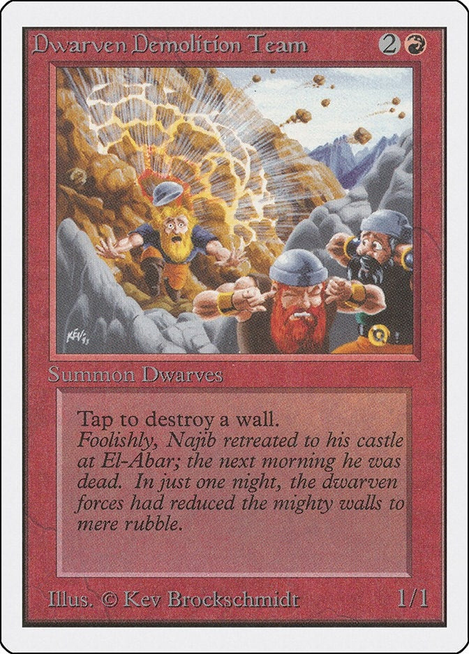 Image for Dwarven Demolition Team - Magic: The Gathering
