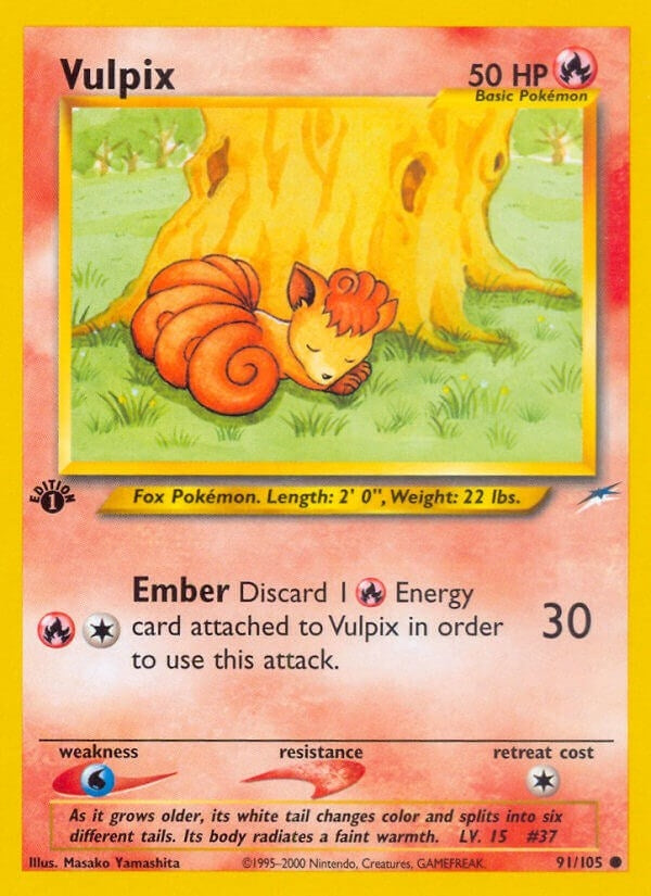 Image for Vulpix (091/105) (N4) - Pokemon