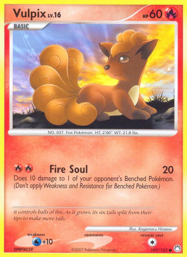 Image for Vulpix (107/123) (MT) - Pokemon
