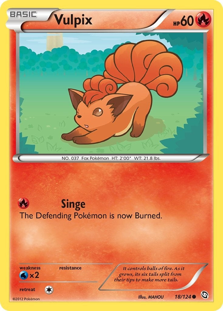 Image for Vulpix (18/124) (DRX) - Pokemon