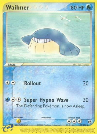 Image for Wailmer (83/100) (SS) - Pokemon