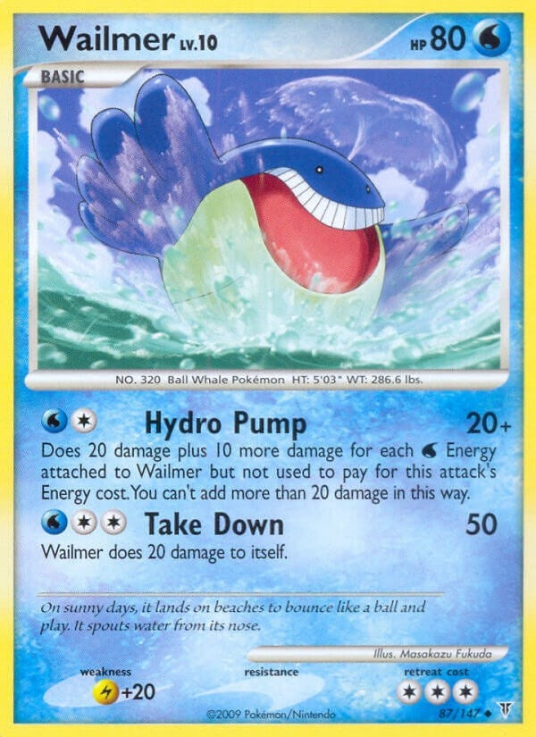 Image for Wailmer (87) (SV) - Pokemon
