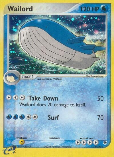 Image for Wailord (14/109) (RS) - Pokemon