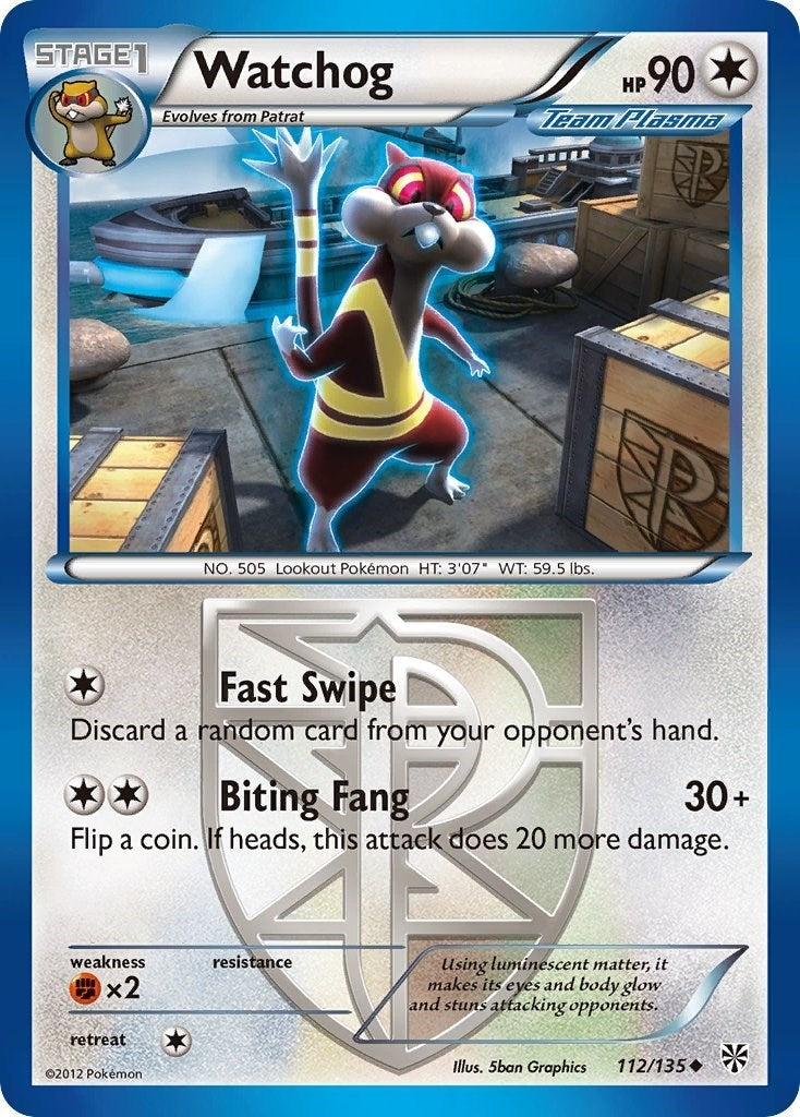 Image for Watchog (Team Plasma) (112) (112/135) (PLS) - Pokemon