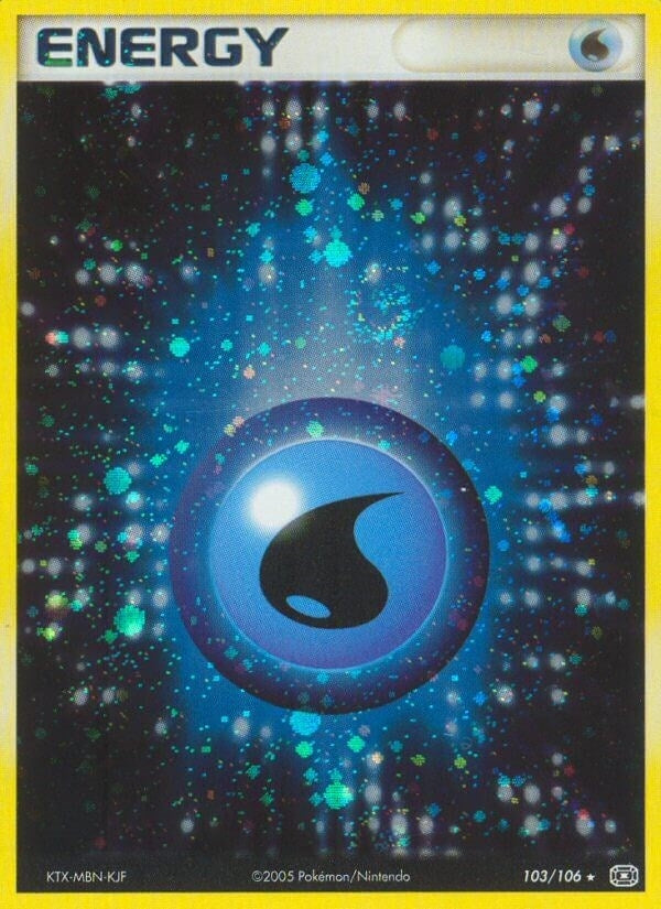 Image for Water Energy (103/106) (EM) - Pokemon