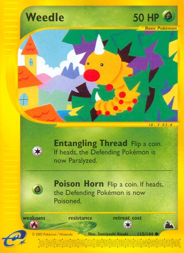 Image for Weedle (115) (115/144) (SK) - Pokemon