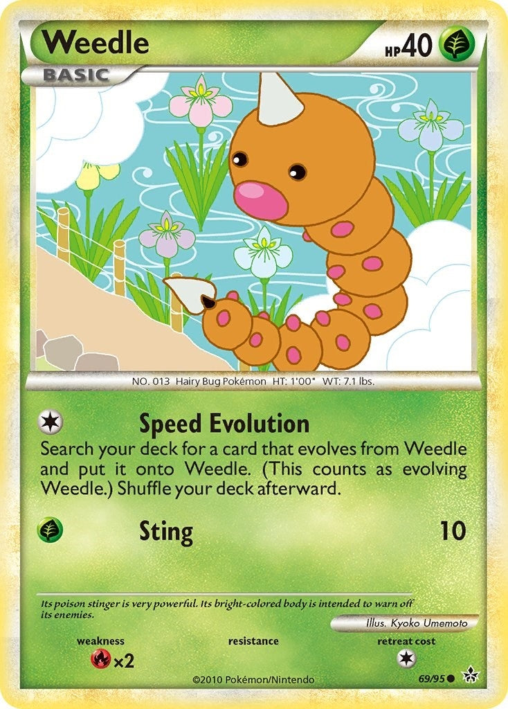 Image for Weedle (69/95) (UL) - Pokemon