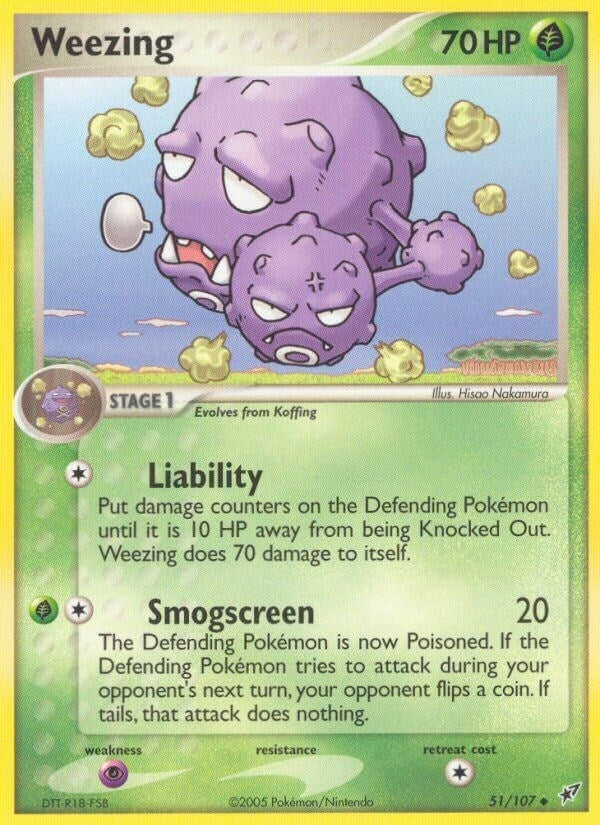 Image for Weezing (51/107) (DX) - Pokemon