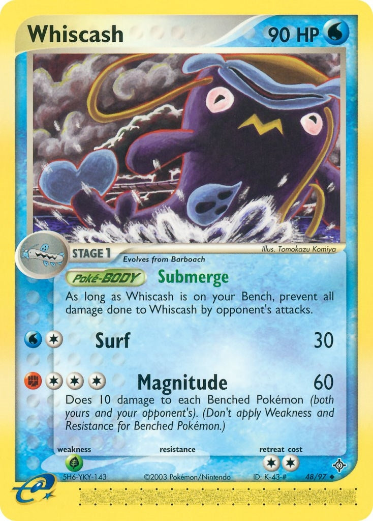 Image for Whiscash (48/97) (DR) - Pokemon