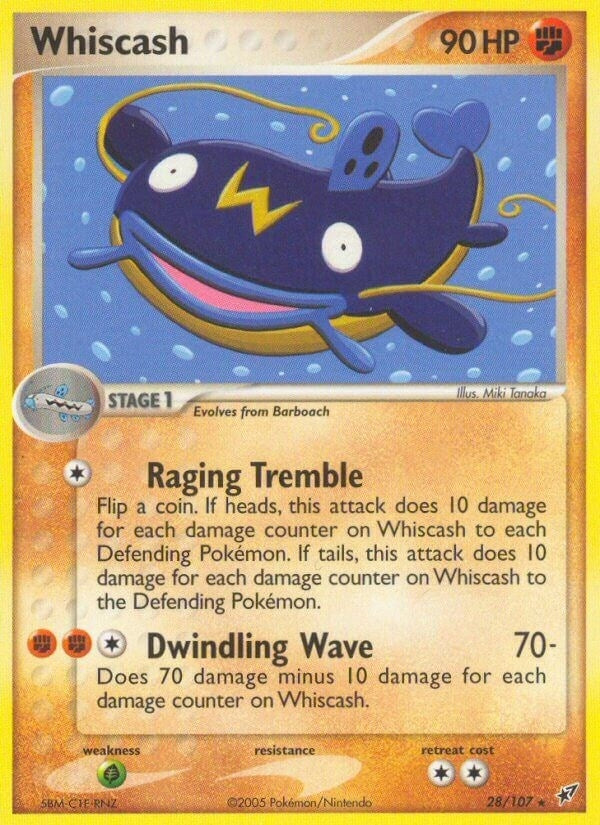 Image for Whiscash (28/107) (DX) - Pokemon
