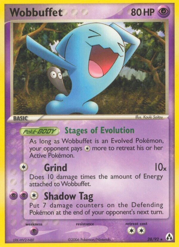 Image for Wobbuffet (28/92) (LM) - Pokemon