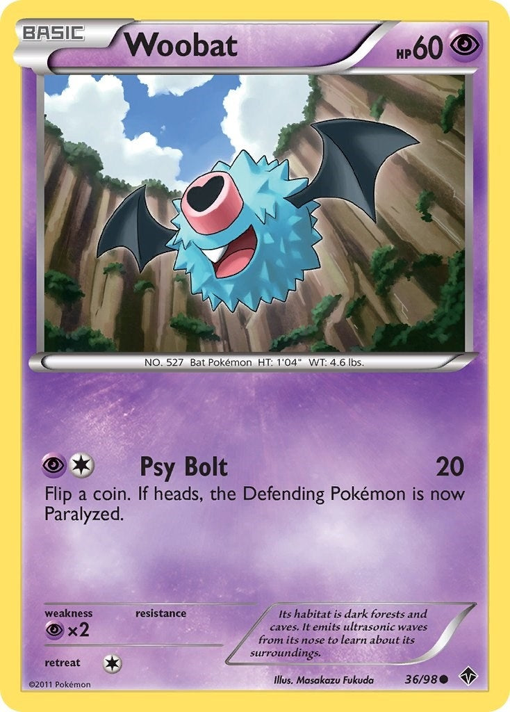 Image for Woobat (36/98) (EPO) - Pokemon