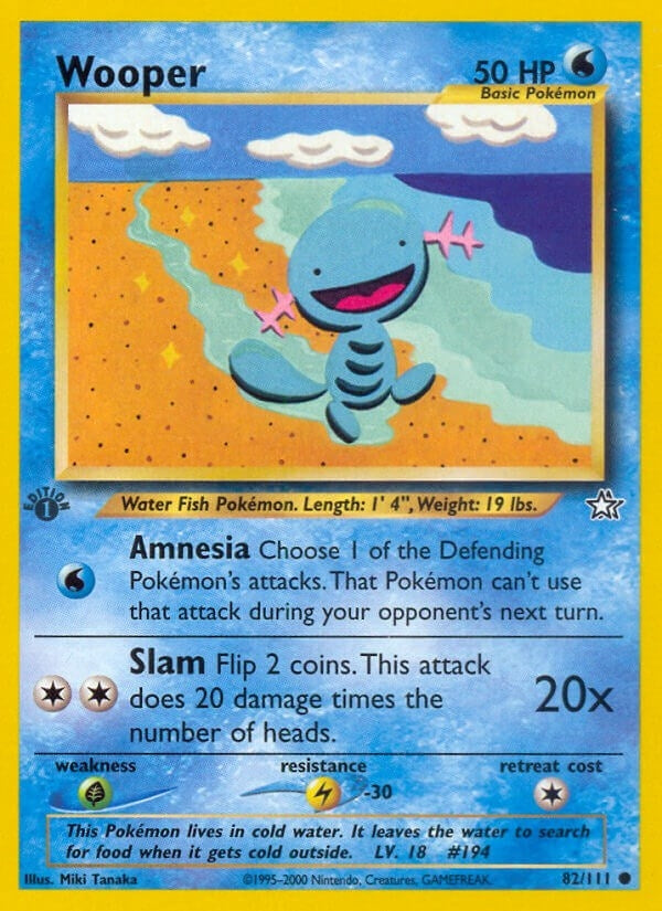 Image for Wooper (082/111) (N1) - Pokemon