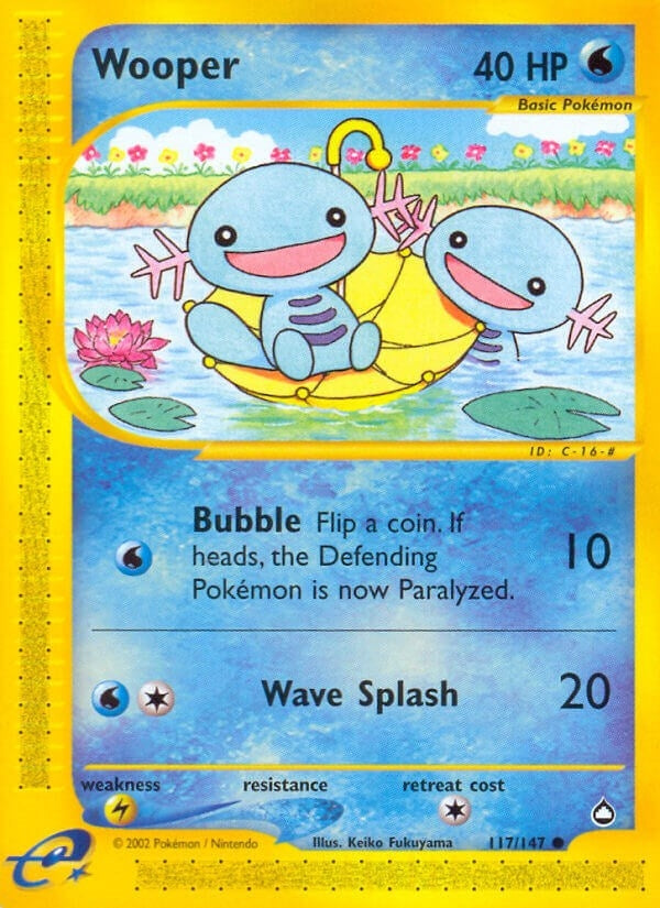 Image for Wooper (117) (117/147) (AQ) - Pokemon
