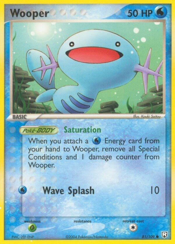 Image for Wooper (81/109) (RR) - Pokemon