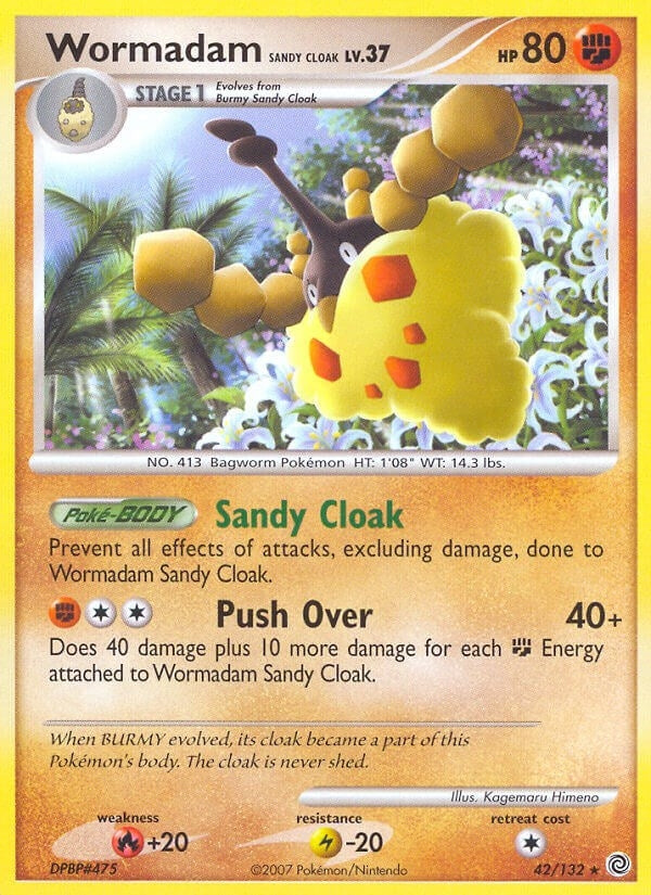 Image for Wormadam Sandy Cloak (42/132) (SW) - Pokemon