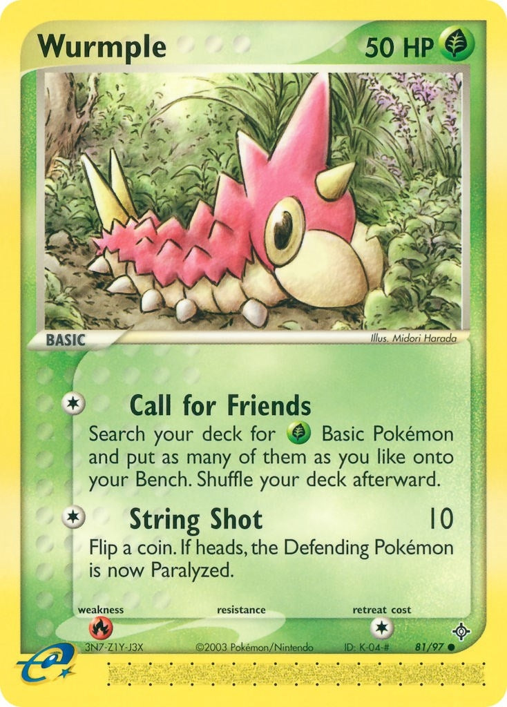 Image for Wurmple (81/97) (DR) - Pokemon