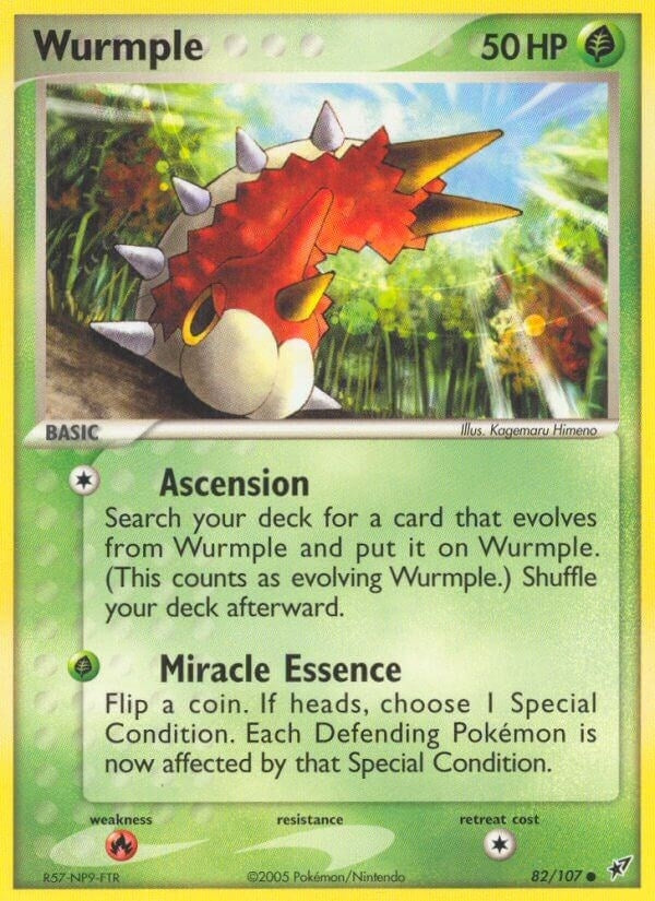 Image for Wurmple (82/107) (DX) - Pokemon