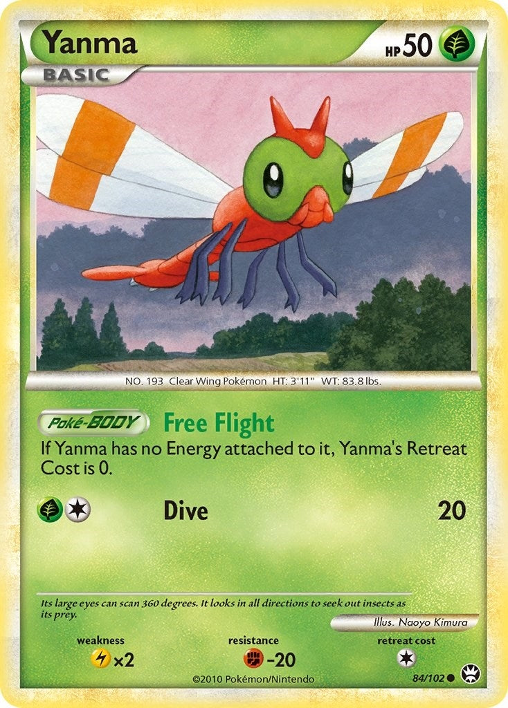 Image for Yanma (84/102) (TM) - Pokemon