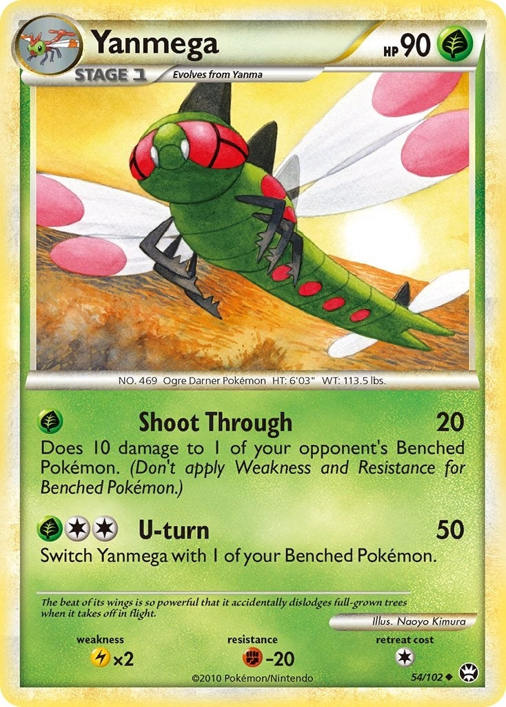 Image for Yanmega (54/102) (TM) - Pokemon