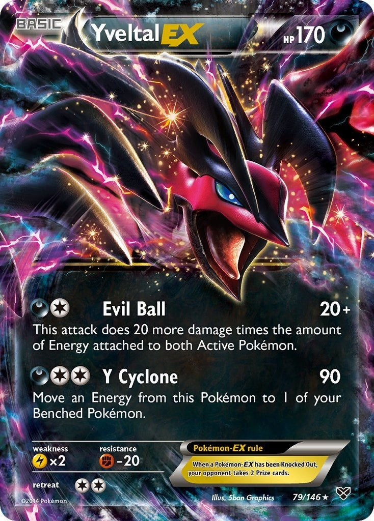 Image for Yveltal EX (79/146) (XY) - Pokemon