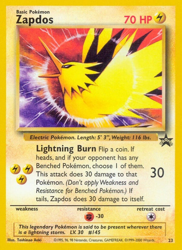 Image for Zapdos (23/53) (PR) - Pokemon
