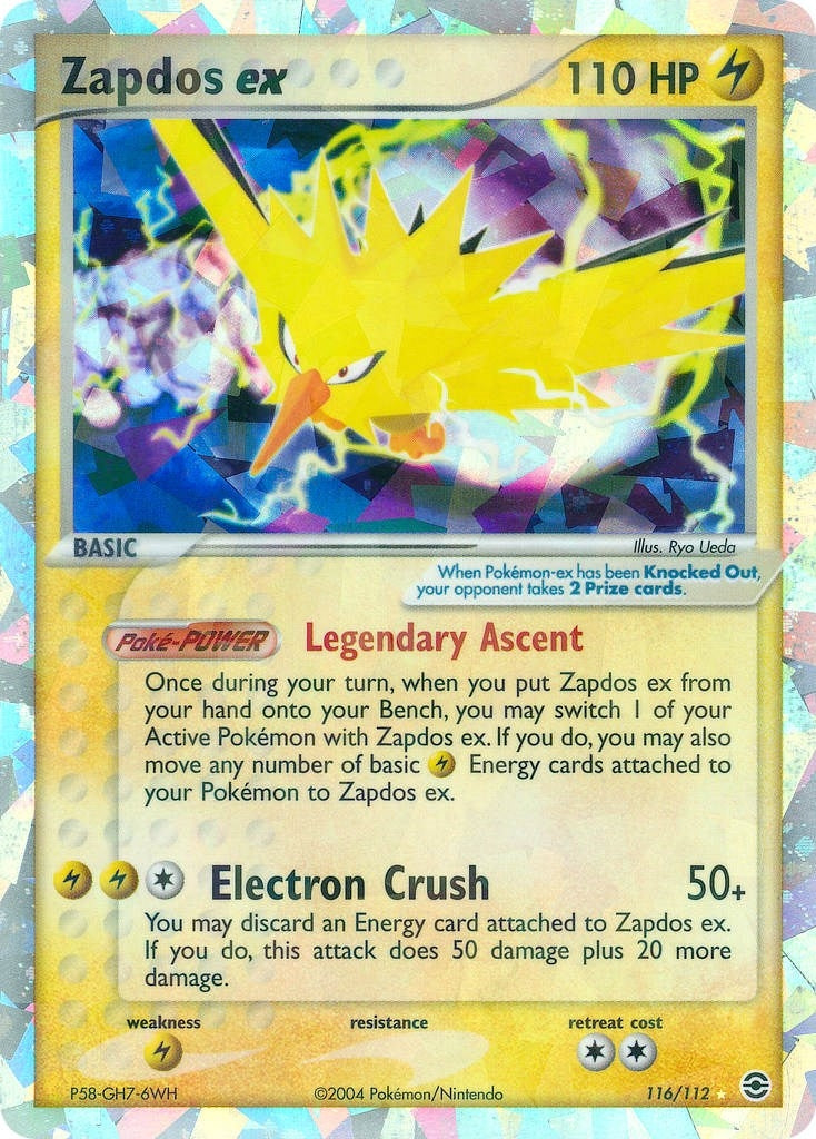 Image for Zapdos ex (116/112) (RG) - Pokemon