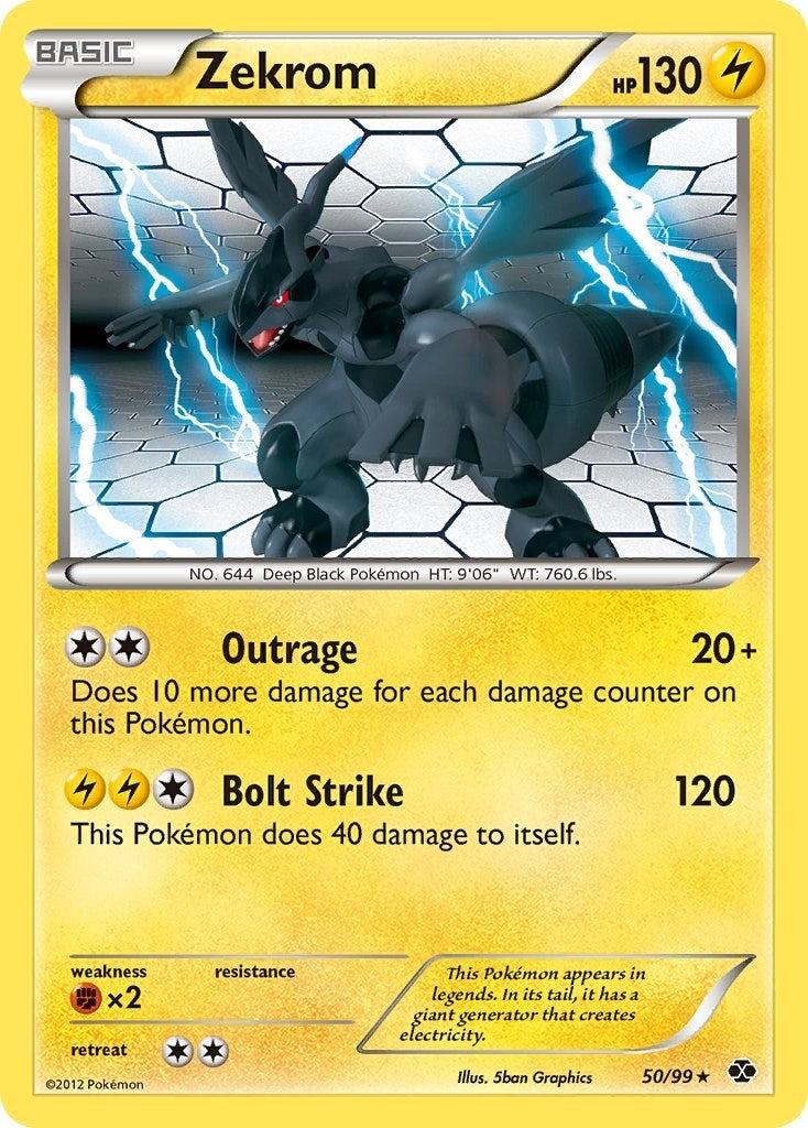 Image for Zekrom (50/99) (NXD) - Pokemon