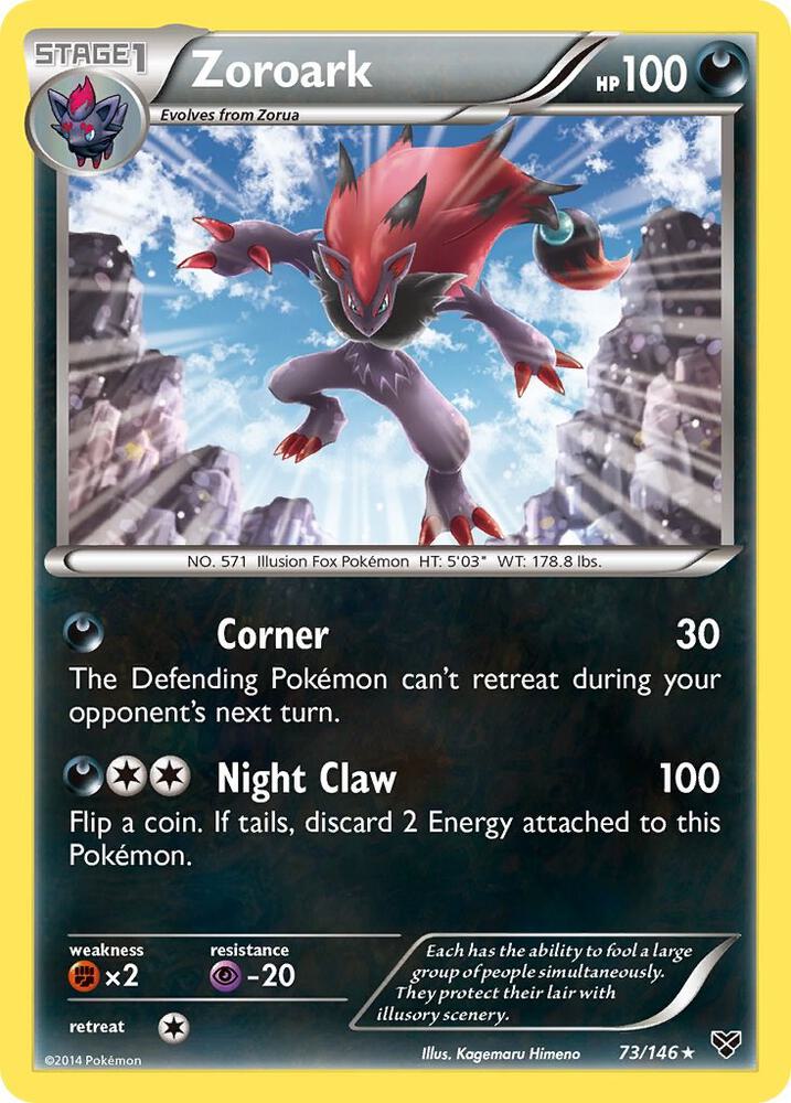 Image for Zoroark (73/146) (XY) - Pokemon