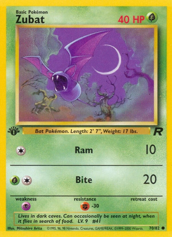 Image for Zubat (70/82) (TR) - Pokemon
