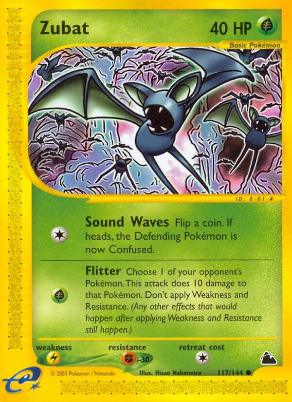 Image for Zubat (117) (117/144) (SK) - Pokemon