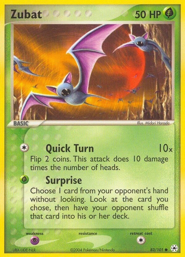 Image for Zubat (83/101) (HL) - Pokemon