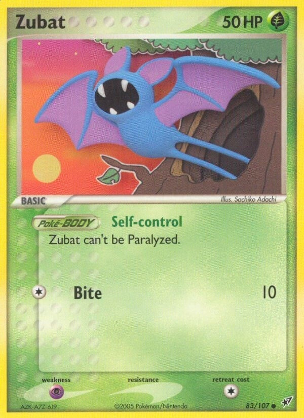 Image for Zubat (83/107) (DX) - Pokemon