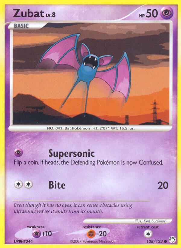 Image for Zubat (108/123) (MT) - Pokemon