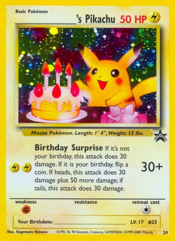 Image for ______'s Pikachu (24/53) (PR) - Pokemon