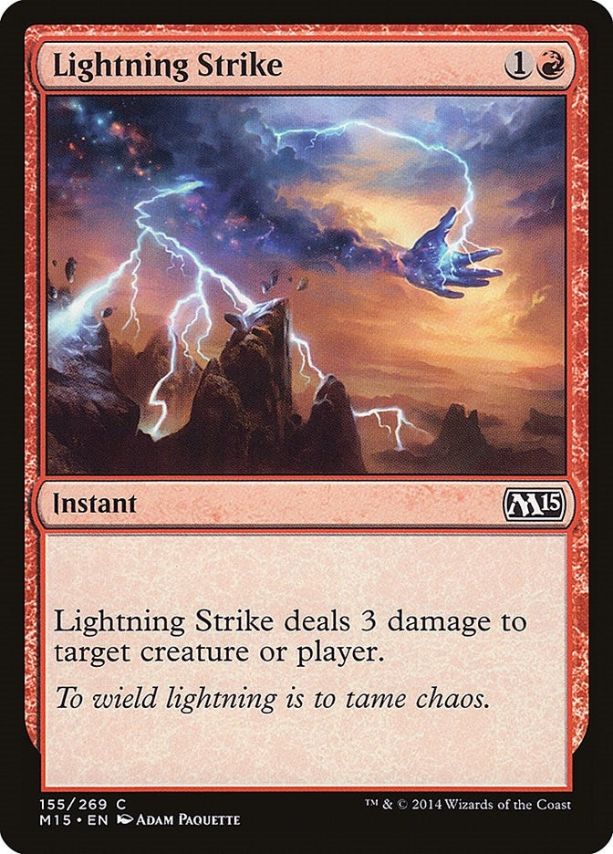 Image for Lightning Strike (155) - Magic: The Gathering