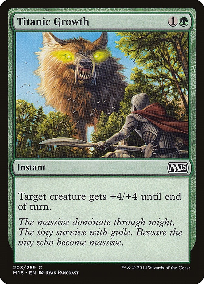 Image for Titanic Growth (203) - Magic: The Gathering