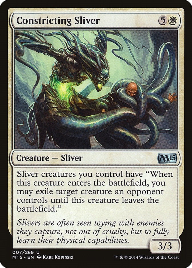 Image for Constricting Sliver (7) - Magic: The Gathering