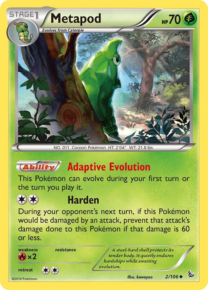 Image for Metapod (2/106) (FLF) - Pokemon