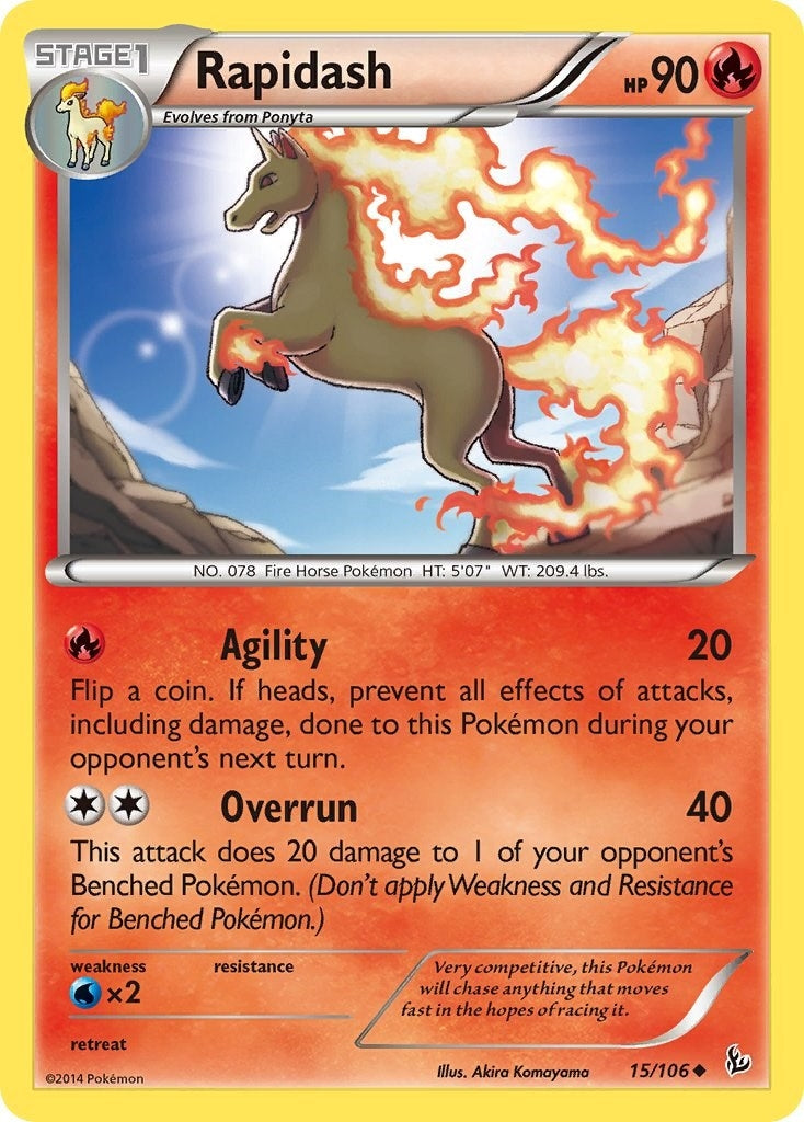 Image for Rapidash (15/106) (FLF) - Pokemon